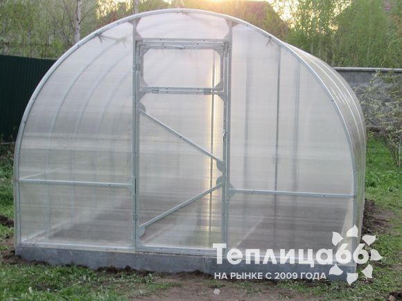 Теплица Рада Макси из поликарбоната, ширина 3 м
